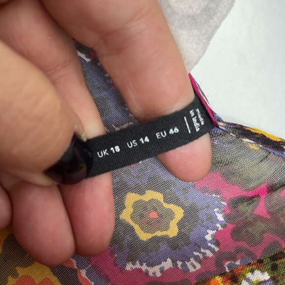 Anthropologie Akemi + Kin Murol Maxi Short Sleeve Dress Size 14 - Picture 2 of 9